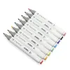 Marcadores touchfive 1 cor correspondente marcadores de arte escova caneta esboço marcadores à base de álcool cabeça dupla manga desenho canetas materiais de arte