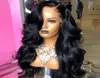 150 Long Body Wave 13x4 Lace Front Human Hair Wigs For Women Natural Plucked Remy Brazilian Middle Ratio Bleached Slove Hair4587394711631