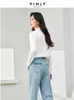 Vimly White Lyocell Lace-up Women Shirt Spring Stand Collar Button Up Casual Shirts Blauses Womens Long Sleeve Tops M5837 240220