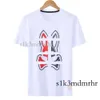 Herr t-shirts kvinnor t-shirts psyko kaniner bomull t shirt mode brev avslappnad sommartryck kort ärm par casual utomhus hög kvalitet t-shirt 694