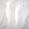 Witte Tutu plafond draperie panelen bruiloft luifel decoratie Mariage lange pure gaas plafond draperen ceremonie Hall Decor