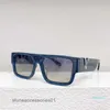 Lunettes de soleil à la mode de créateurs avec monture et jambes surdimensionnées en métal Lunettes de soleil de luxe Z2087 avec radioprotection et lunettes antirefletJW77