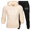 Designer Brand lettera uomo designer maglione pantaloni set Basket streetwear felpe tuta sportiva Brand lettera vestiti felpe con cappuccio spesse pantaloni da uomo