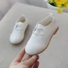 Outdoor 2019 Nouvelles petites filles robes chaussures en cuir mariage bébé chaussures garçons grandes enfants