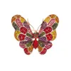 Ny Diamond Patchwork Butterfly Brosch, koreansk version, elegant och fashionabla insektsstiftrock, broschtillbehör