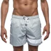 Heren Shorts 2024 Heren Zwemmen Zomer Strand Trekkoord Elastische Taille Board Korte Broek Mode Mannen Zwembroek Beachwear