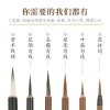 Pens 6 Pcs Meticulous Painting Chinese Wolf Hook Line Pen Mouse Whisker Small Leaf Tendon Flower Branch Pretty Watercolor Drawing