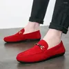 Casual Schuhe Wildleder Loafer Für Männer Weiche Fahren Mokassins Hohe Qualität Wohnungen Männlichen Fuß Slip-on Sommer Männer der Schuh