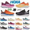 Hoka Bondi av högsta kvalitet Running Shoes Clifton 8 9 Shock Free People Lanc de Blanc Fiesta Summer Song Hoka One Desinger Sneakers Hokas Trainers Outdoor for Men Women 36-45