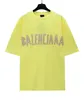 T-shirts pour hommes Polos Col rond brodé et imprimé style polaire vêtements d'été avec street pur coton 2Ewd