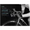 Cykelhandskar Giyo Glove Sport andningsbara lycra tyg uni Road Riding Mtb Racing Mantens Cycle Bike Half Finger Drop Delivery Sports Otvtf