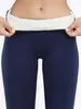 Pantalon femme Capris velours hiver Leggins femme couleur unie pantalon épais