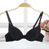 Reggiseni 32 34 36 38 Doppia Coppa Sottile Donne Raccogliere Il Seno Reggiseno Push Up Per Piccolo Bralette Sexy Senza Soluzione di Continuità Petto Ragazza V Profondo