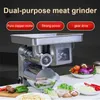 Köttskivare helautomatisk korv gör maskin elektrisk grönsaksslipare professionell multifunktion kött mincer
