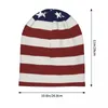 Basker 4 juli American USA Flag beanie hattar patriotiska coola mössor vuxna unisex kpop stickning hatt anpassad varm