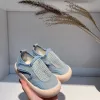 Tênis de verão crianças sapatos de malha respirável oco design meninos sapatos esportivos sola macia confortável sapatos de bebê meninas sapatos de lona