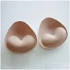 Cuscinetto per il seno 1 paio per donna reggiseno push up per reggiseno coppa più spessa inserto per capezzoli adesivi per capezzoli inserto per bikini invisibile 220519 Drop Del Dh2Ds