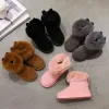 Utomhus barn casual skor baby pojkar flickor mode päls snö stövlar barn löpskor varumärke sport vit skor barn shelle sneakers