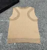 24 dames gebreide T-shirt met korte mouwen met bloemenletter Patchwork Gold Garen Vest T-shirt, leeftijd Versyatiel shirt vermindert 227