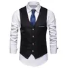 Dress Vests For Men Slim Fits Mens Suit Vest Male Waistcoat Gilet Homme Casual Sleeveless Formal Business chaleco hombre 240228