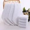 Nappe de table en coton, paquet de 12, blanc, ultra doux, très absorbant