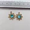 Breloques 10 pièces strass soleil faisant boucle d'oreille pendentif Bracelet collier accessoires fournitures de travaux manuels résultats artisanaux