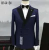 Ethnic Clothing Latest Design Chinese Style Mens Suits Tailor-Made Tuxedo 2 Pieces Blazer Coat Wedding Party Groom For Men