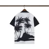 Дизайнерская рубашка 24ss Мужские рубашки на пуговицах с принтом рубашки для боулинга Гавайские повседневные рубашки с цветочным принтом Мужские приталенные платья с короткими рукавами Гавайская футболка M-3XL 12