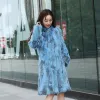 Conjuntos/fatos feminino Women Winter Rabbit Coat Ladies Stand Collar Length Warm Real Nature 100% Rabbit Fur Casat Outwear F01