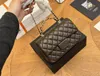 Luxury brand chanail Designer Bag Rhombus braided handle Flip Bag Retro Hardware lock rotating Messenger bag braided chain crossbody bag