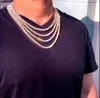 14k Gold Iced Out VVS Lab Grown Men Diamond Tennis Necklace Chain Price