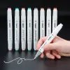 Markers TouchFive Markers Set 12 30 40 80 Färger Dual Tips Alkohol Grafik Sketching Markers Pen For Bookmark Manga Ritning Art Supplies