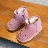 Outdoor 012y Children Shoes Kids Boots Winter Baby Snow Boots Martin Boats Boys Girls Ankle Cartoon Cotton Nonslip Warm Sneakers y26