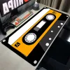 Pads Vintage Cassette Music Tape Computer Mouse Pad Speed Desk Mat Mousepad Gamer Gaming Accessories Keyboard Cabinet Mats Pc Xxl Rgb