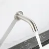 Zlew łazienkowy kran kran montowany na ścianie ze stali nierdzewnej zimna woda dotknięcie dotknięcia prasa do basenu oszczędność toalety