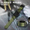 Designer Fashion Sport Nylon Straps Band för Apple Watch 8 Ultra 49mm 7 41mm 45mm 42mm 40mm 38 mm 44mm tygband Militär armé Green Watchband Fit IWatch Series 6 SE 5 4