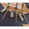 Colliers pendentifs 3 styles Mini cuillère en laiton pot accessoires pendentifs médaillon collier urne sauver l'amour bijoux bouteille 5179981 goutte livraison Dhelp