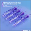 Tattoo Needles Mast Pro 1Rl Sterilized Tattoo Cartridge Needles Supply Permanent Makeup Round Liner 0.35Mm/0.30Mm 220214 Drop Delivery Dhs64