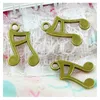 Charms 100pcs 18 11MM Vintage Musical Note Jewelry Making Antique Bronze Color Charm