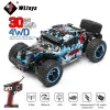 車Wltoys 284161 284010 1/28 RC CAR 2.4G LED LIGHTSリモコン4WD 30km/h高速レーシングカーおもちゃ