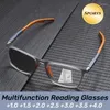 Lunettes de soleil tendance TR90 lunettes de lecture multifocales pochromiques 3 en 1 lunettes de sport bifocales en plein air Anti bleu lunettes de près de loin