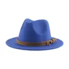 Hats for Women Fedoras Girls Hat Boys Felted Kids Baby Caps Small 52cm 54cm Belt Wedding Cute Kid Sombreros De Mujer 240219