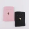 Porte-cartes en PU pour femmes, 10 pièces, imprimés de petits avions, couverture de passeport de voyage, mélange de couleurs LL