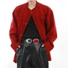Мужские свитера осень-зима нишевый дизайн толстый вязаный свитер кардиган простой высококачественный универсальный пара носить утолщенную куртку шикарный