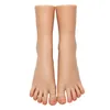 Ragazza modello di piede in silicone liquido adulto sexy puntelli di ripresa foot fetish simulazione piedi artificiali giocattolo fetish ZISHINE ZH2800