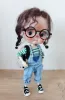 Dolls Q New1/6 sd BJD Doll baby bjd recast Customize Luxury Resin Dolls Pure nude Doll Movable head with small body in stock free ship