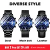 Mäns Watch Luxury Brand Belushi High-End Man Business Watches Mens Waterproof Sports Quartz Wristwatch Relogio Mascul237L