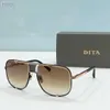 Dita-Sonnenbrille, luxuriöse Qualität, randlos, verdickte Gläser, Metallrahmen mit Designer-Sonnenbrillen für Männer und Frauen, klassisches Original-Box-Logo