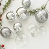 Decoração de festa 6pcs Elegant Glass Christmas Balls Ornament Adicione atmosferas festivas às suas decorações de casa Window Decors Drop Drop Drop