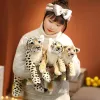 Kuddar 3958 cm simulering lejon tiger leopard plysch leksaker heminredning fyllda söta djur dockor mjuka verkliga som kudde för barn pojkar gåva